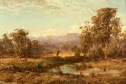 Louis Buvelot Macedon Ranges oil